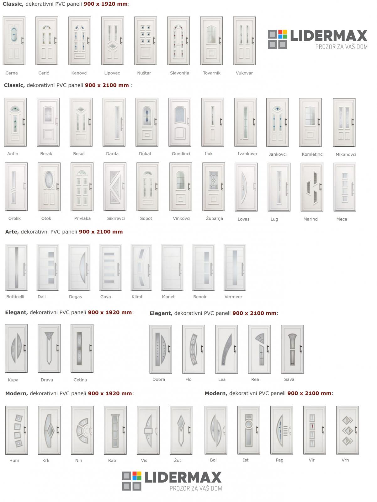PVC ulazna vrata SCHUCO | Lidermax | Dugo Selo | Zagreb